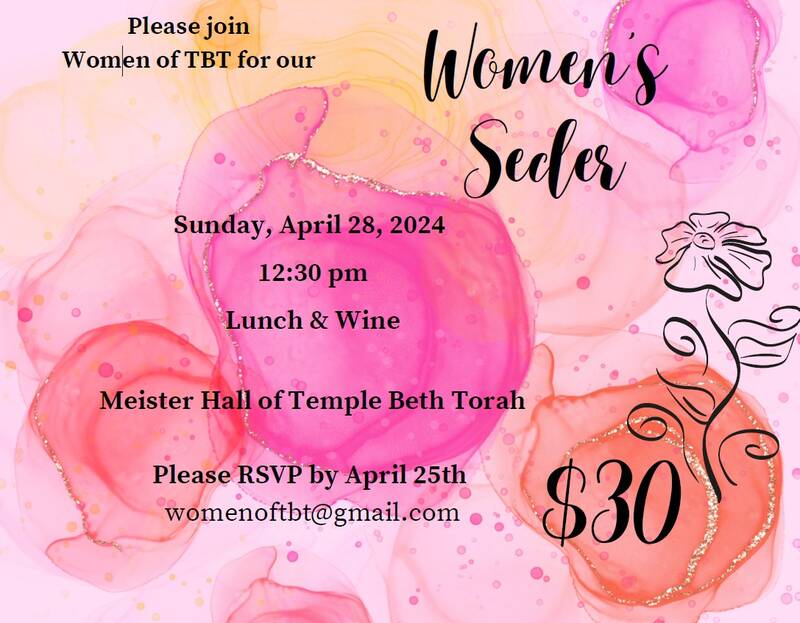 Banner Image for Women's Seder 2024
